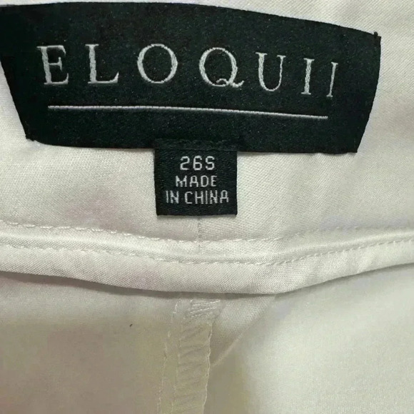 NWT Eloquii White Pants Size 26 Short - Picture 3 of 5